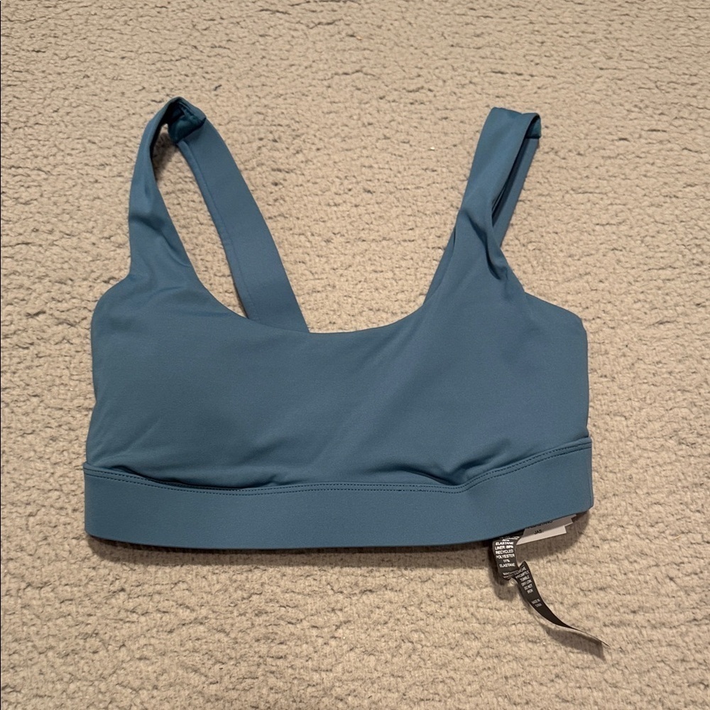 Vuori Stride Bra Blue Sports Bra Size XS